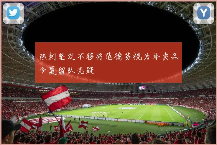 热刺坚定不移将范德芬视为非卖品今夏留队无疑